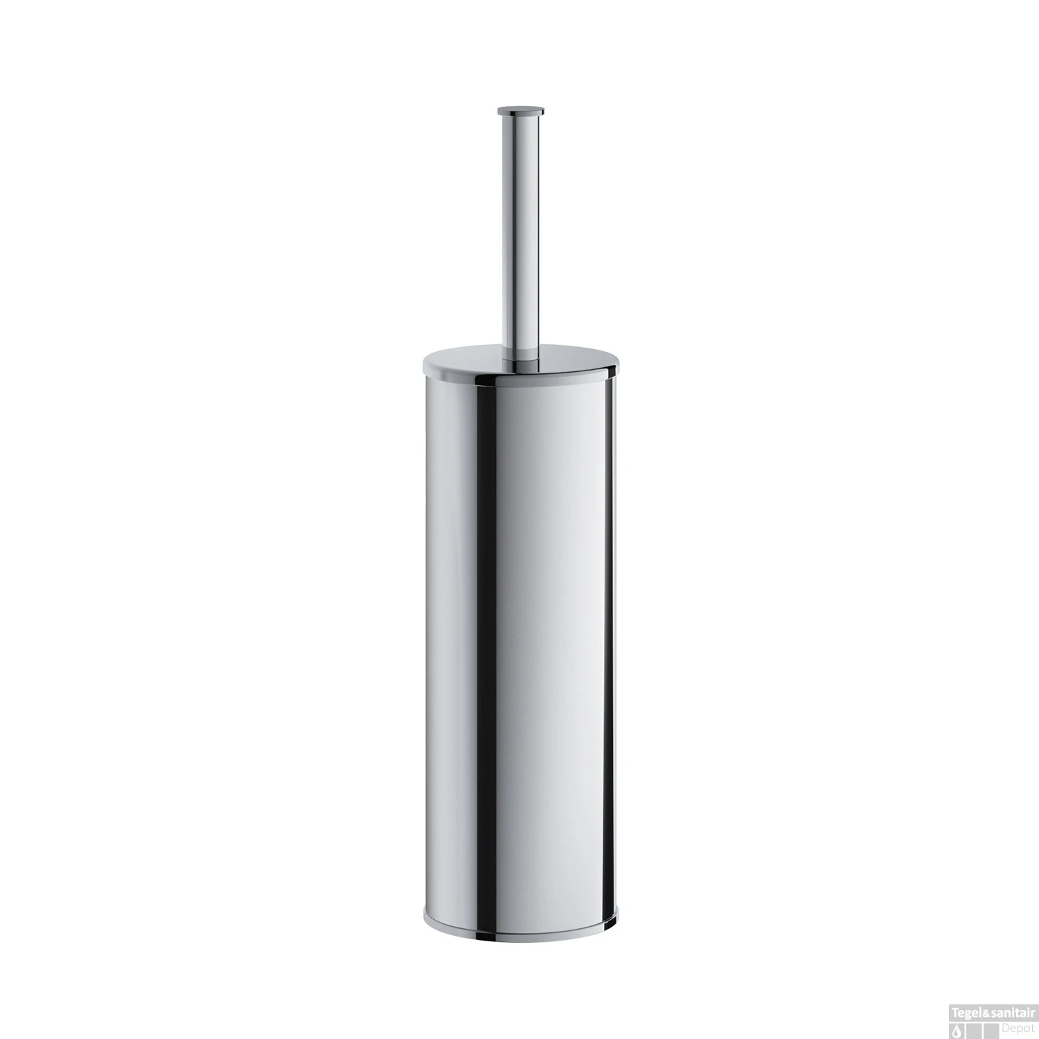 Toiletborstelgarnituur Hotbath Cobber Vrijstaand Chroom 3 Toiletborstelgarnituur Hotbath Cobber Vrijstaand Chroom