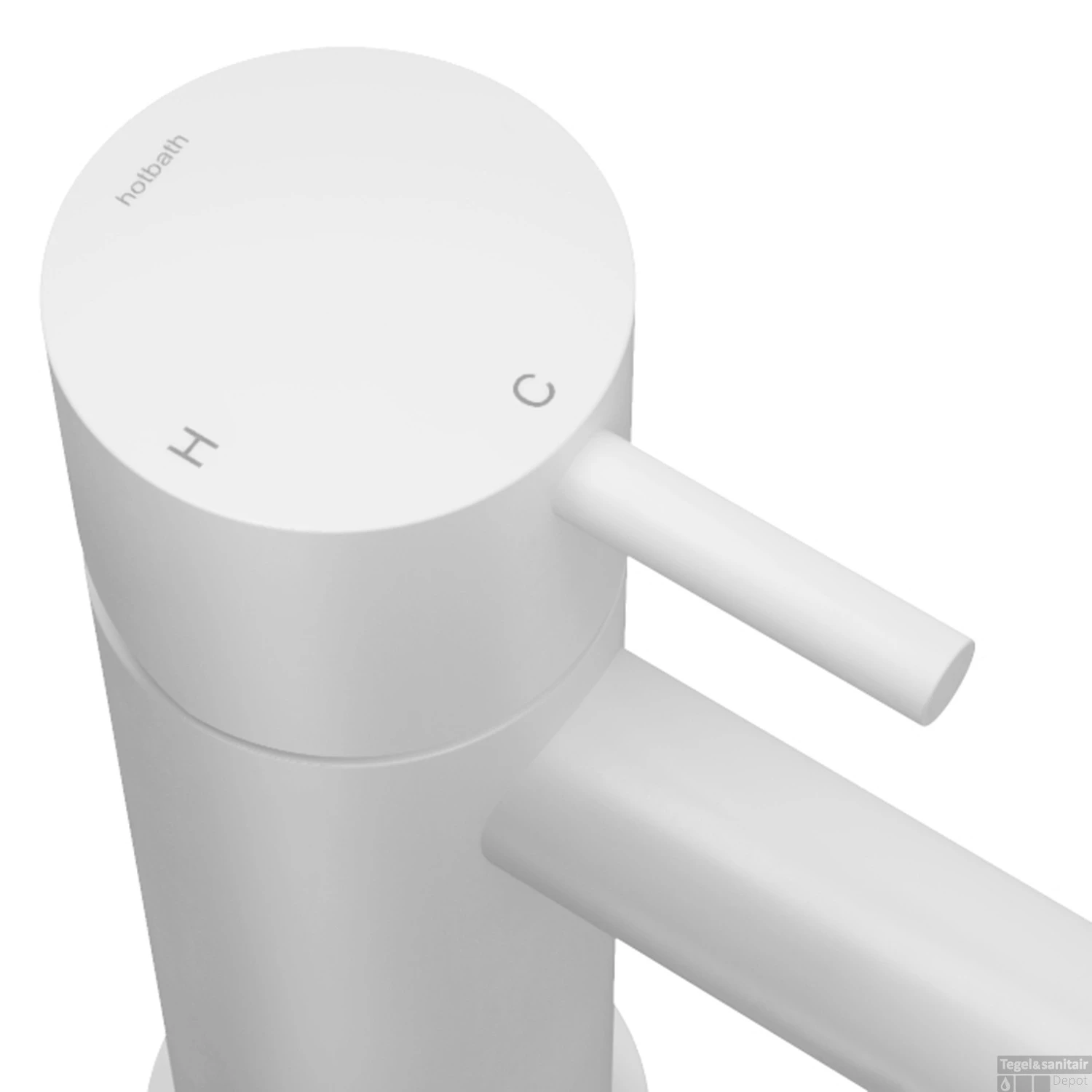 Toiletborstelgarnituur Hotbath Cobber Vrijstaand Mat Wit 4 Toiletborstelgarnituur Hotbath Cobber Vrijstaand Mat Wit - Afbeelding 2