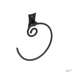 Handdoekhouder Sapho Rebecca Rond 19x21.8 Cm Zwart