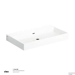 Wastafel Clou Wash Me 70x42x8 Cm Mineraal Marmer Wit -Goedkope Stijl Baden Winkel cl 02.26032 no shadow