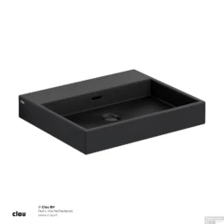 Wastafel Clou Wash Me 50x42x8 Cm Keramiek Mat Zwart -Goedkope Stijl Baden Winkel cl 02.30030 no shadow