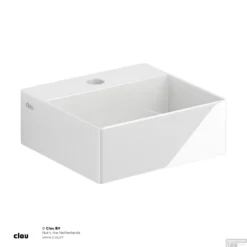 Fontein Clou New Flush 1 Met Plug 28x27x10 Cm Wit Keramiek (met Kraangat) -Goedkope Stijl Baden Winkel cl 03.03410.01 no shadow
