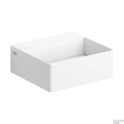 Fontein Clou New Flush 1 Met Afvoerplaat 28x27x10 Cm Mat Wit Solid Surface (met Voorbewerkt Kraangat) -Goedkope Stijl Baden Winkel cl 03.13410.02 no shadow shop