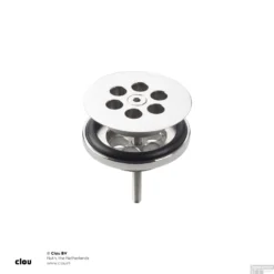 Clou Wash Me Plug Tbv Siliconen Waterstop Chroom