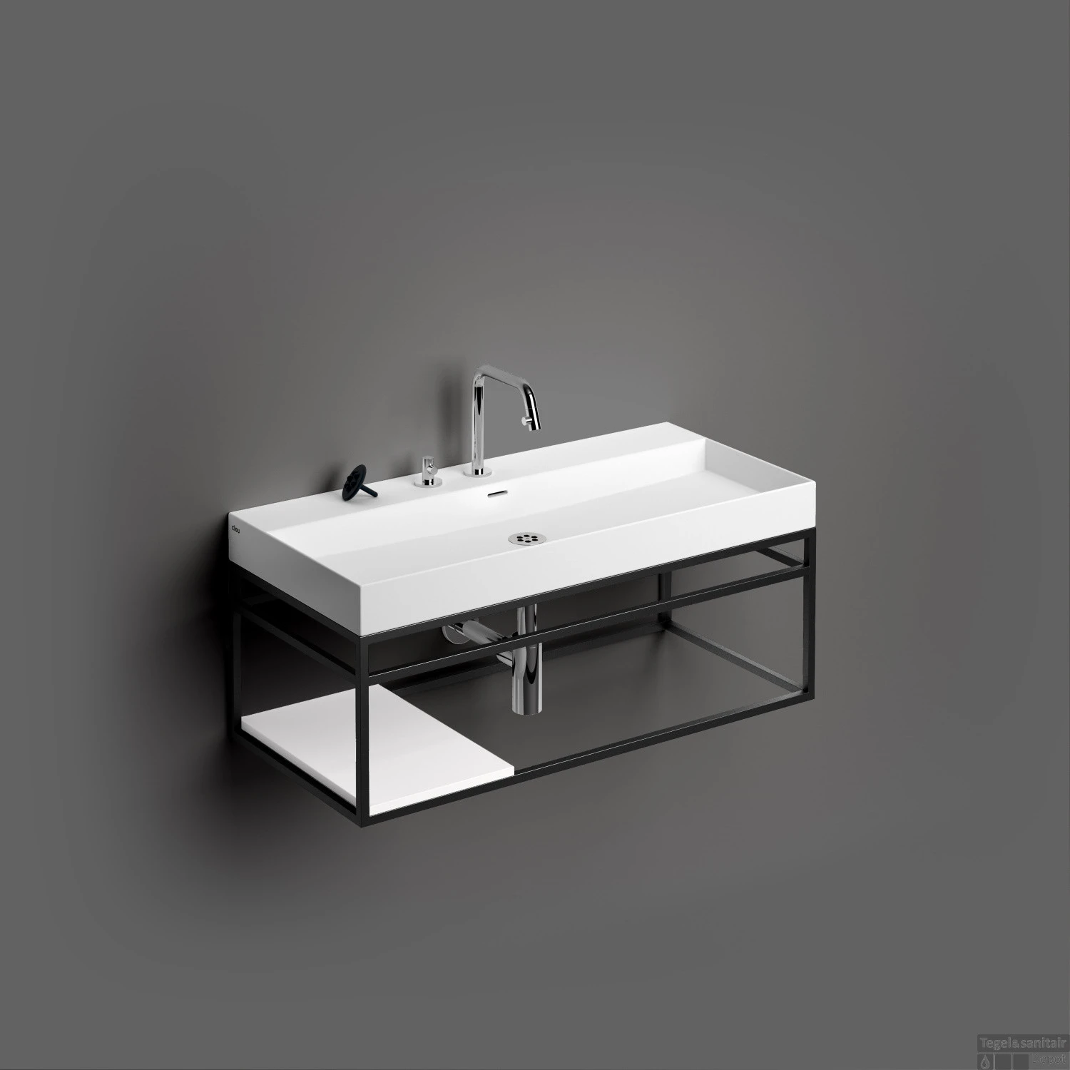 Clou New Wash Me Frame Inleg Planchet Mat Wit Aluite 46.8cm 5 Clou New Wash Me Frame Inleg Planchet Mat Wit Aluite 46.8cm - Afbeelding 3