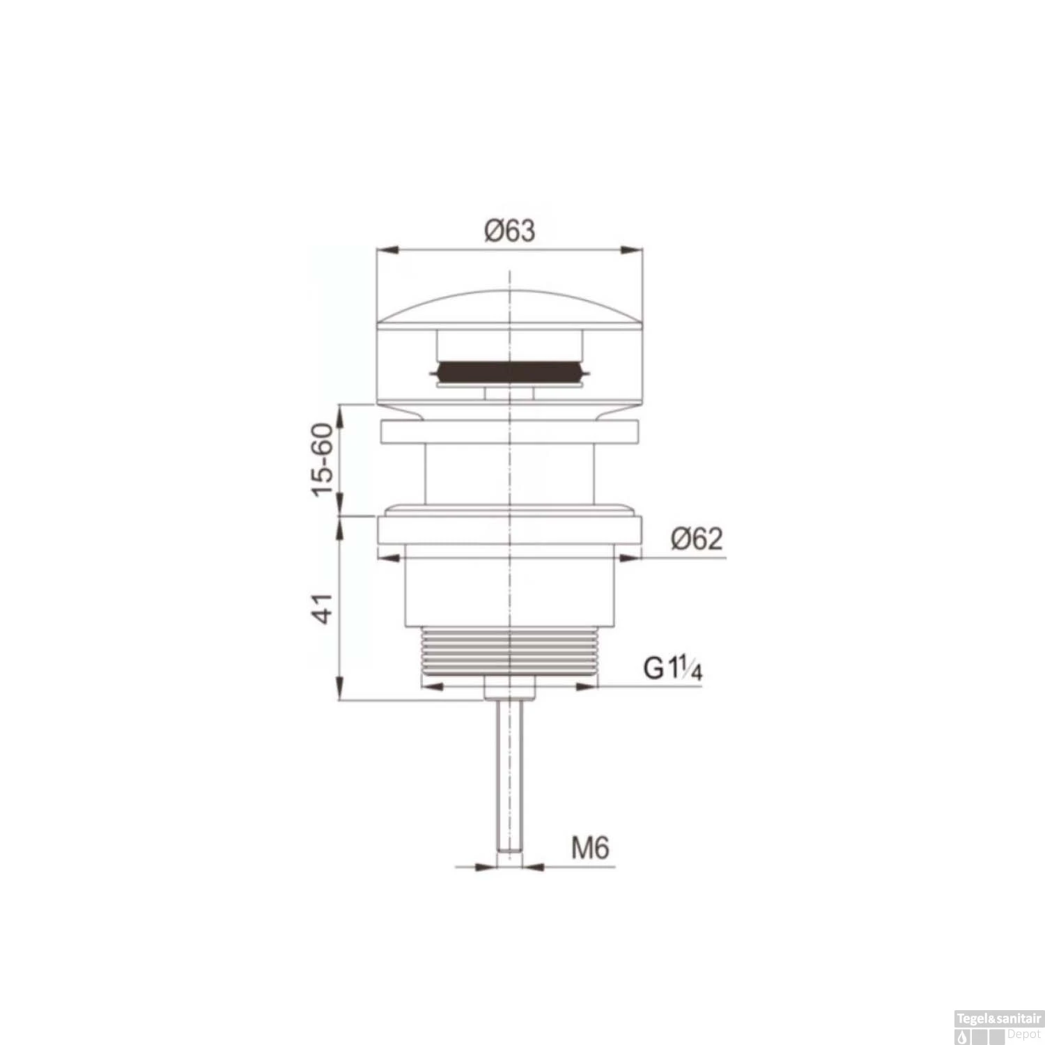 Clickwaste Boss & Wessing Colorato Met 5/4 Overloop Gunmetal 5 Clickwaste Boss & Wessing Colorato Met 5/4 Overloop Gunmetal - Afbeelding 3