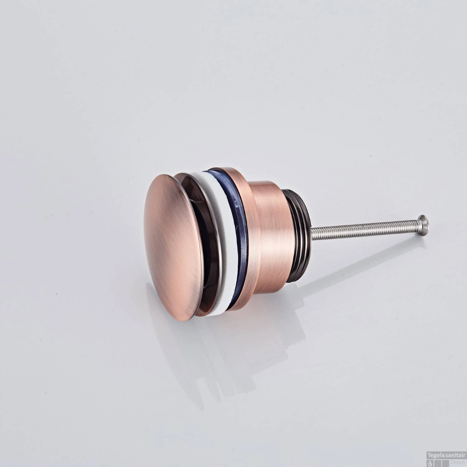 Waskomset Solidsurface Incl Geborsteld Koper Inbouwkraan Afvoer En Waste 8 Waskomset Solidsurface Incl Geborsteld Koper Inbouwkraan Afvoer En Waste - Afbeelding 6