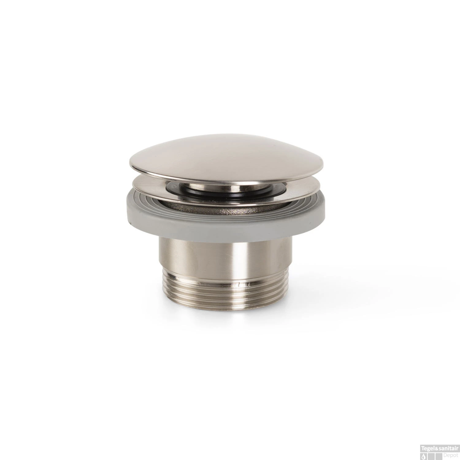 Clickwaste Luca Sanitair Voor Vasca Baden Geborsteld Nikkel 3 Clickwaste Luca Sanitair Voor Vasca Baden Geborsteld Nikkel