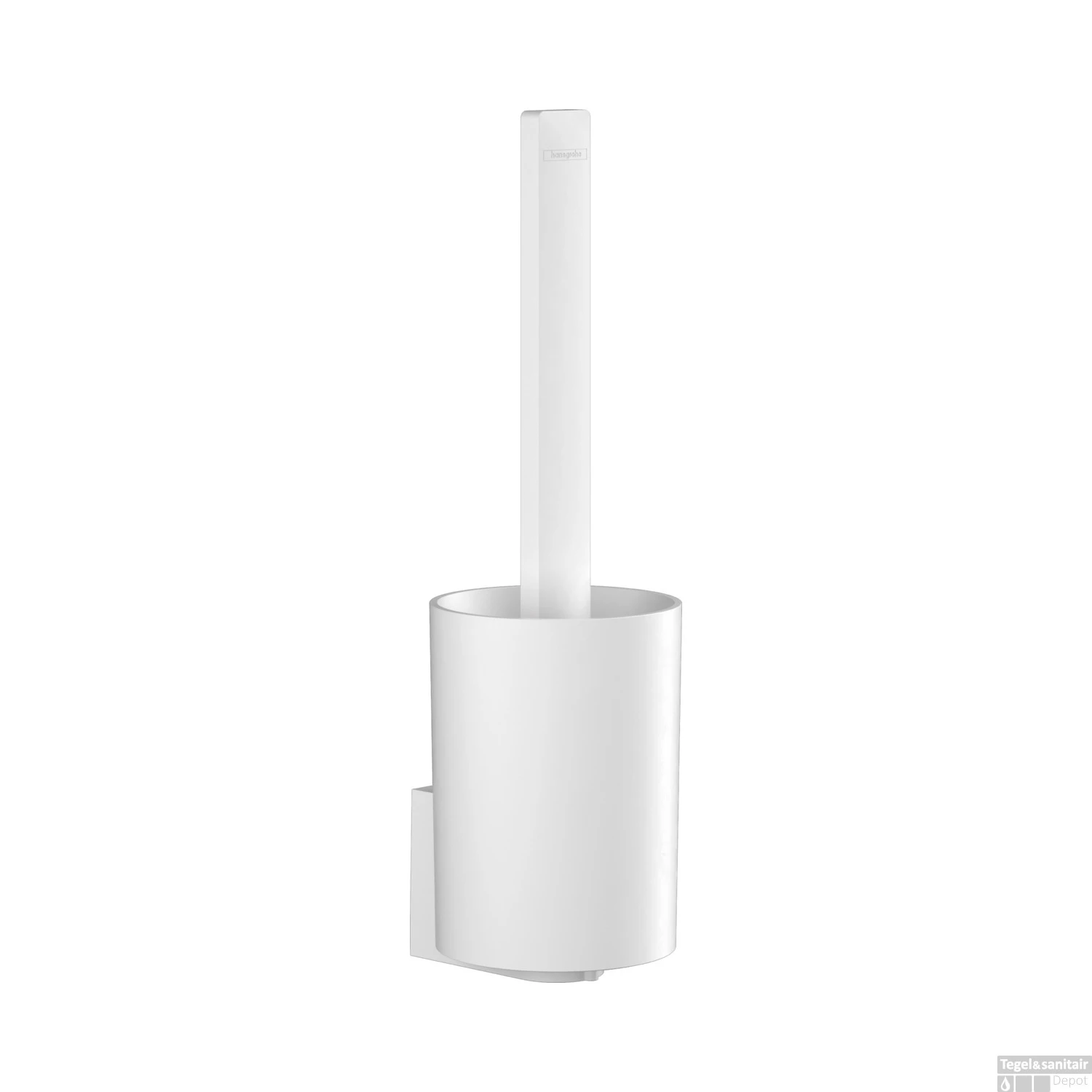 Closetborstelgarnituur HansGrohe WallStoris Mat Wit 3 Closetborstelgarnituur HansGrohe WallStoris Mat Wit