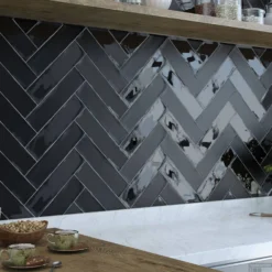 Wandtegel Colonial Black Glans 7.5x30 Cm Glans Zwart (doosinhoud 0.5 M2) 5 Wandtegel Colonial Black Glans 7.5x30 Cm Glans Zwart (doosinhoud 0.5 M2) -Goedkope Stijl Baden Winkel colonial black glans sfeer