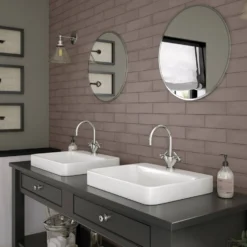 Wandtegel Colonial Vision Mat 7.5x30 Cm Mat Licht Bruin (doosinhoud 0.5 M2) 7 Wandtegel Colonial Vision Mat 7.5x30 Cm Mat Licht Bruin (doosinhoud 0.5 M2) -Goedkope Stijl Baden Winkel colonial vision mat sfeer 1 1