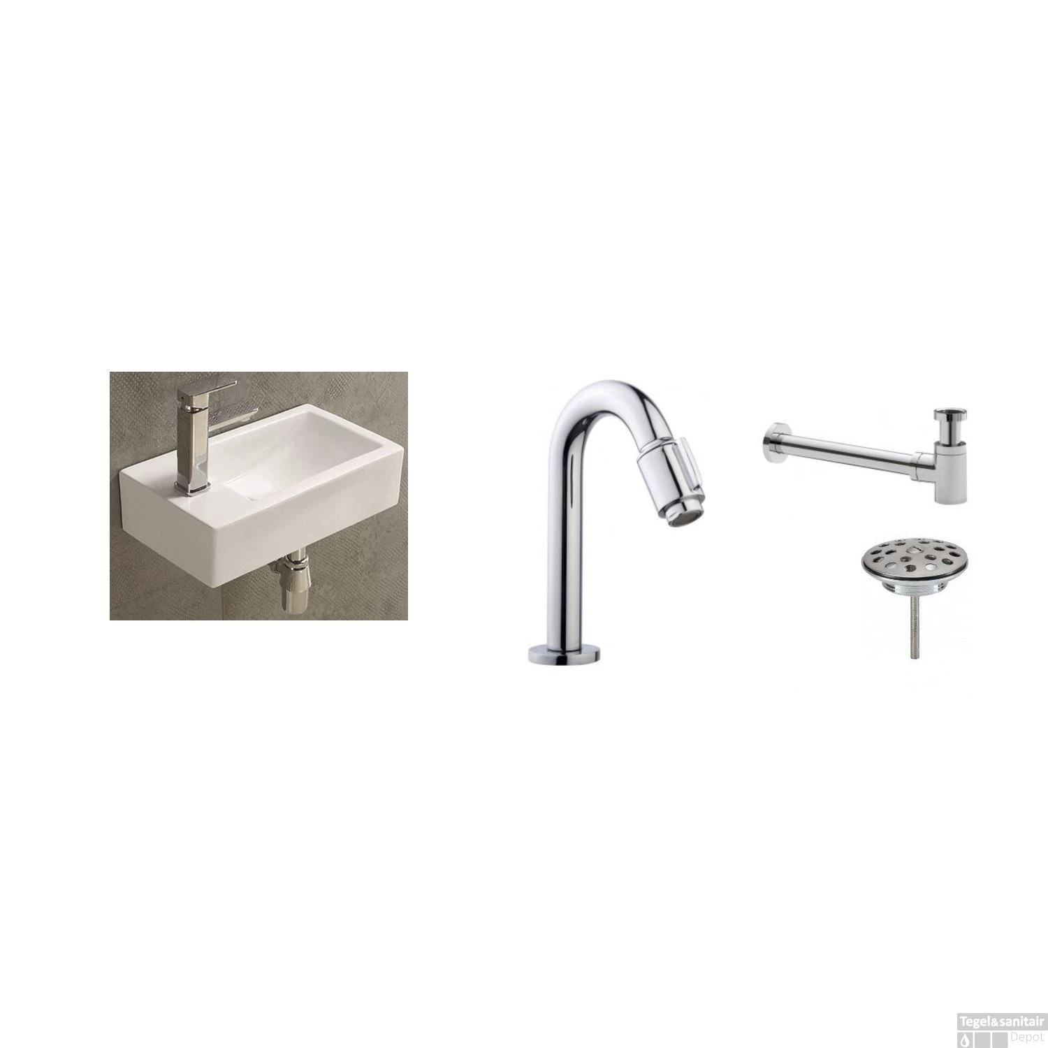 FonteinPack FONTEIN Corsa 450 X 250 X 120 Mm Links (Keuze Uit 18 Kranen) 7 FonteinPack FONTEIN Corsa 450 X 250 X 120 Mm Links (Keuze Uit 18 Kranen) - Afbeelding 5