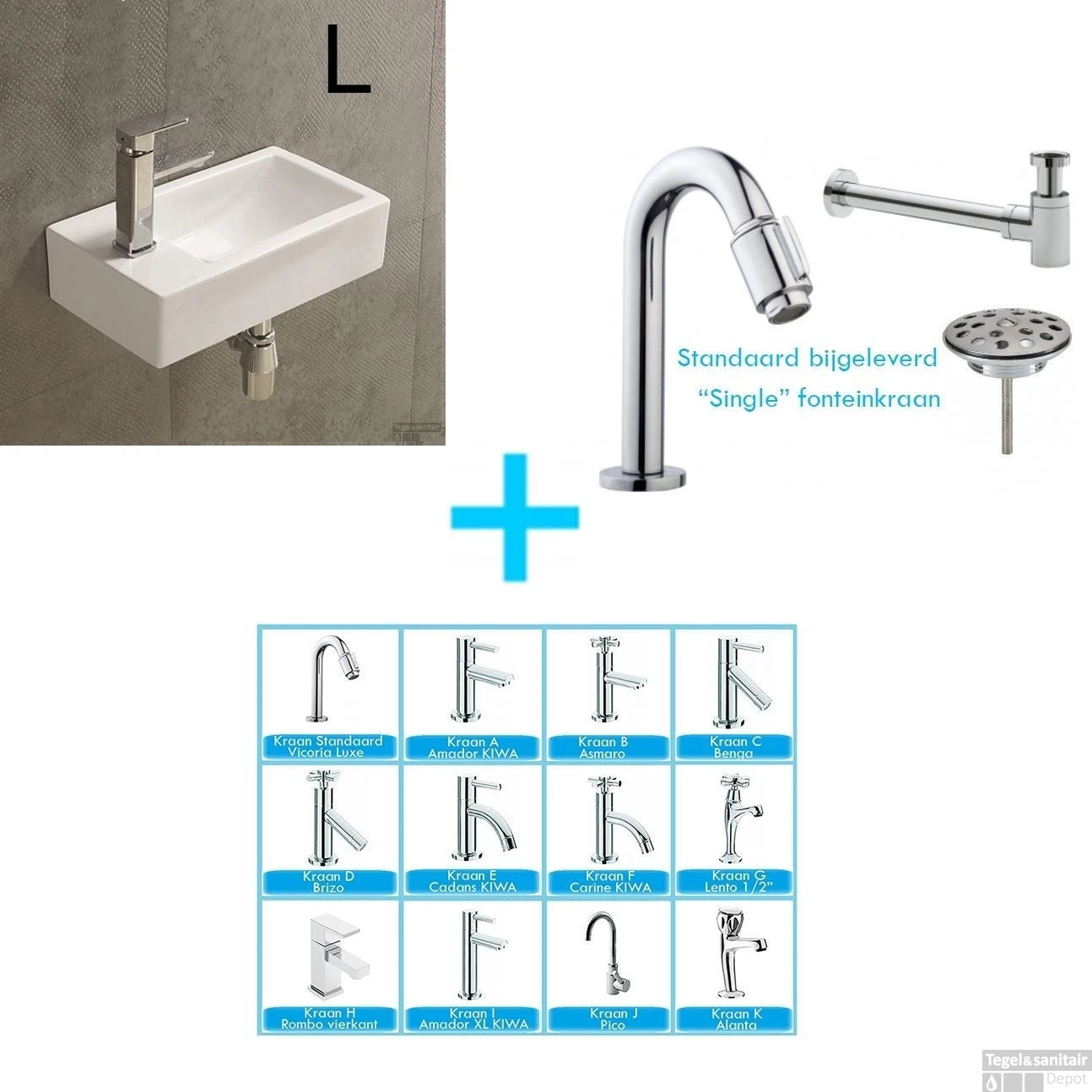 FonteinPack FONTEIN Corsa 450 X 250 X 120 Mm Links (Keuze Uit 18 Kranen) 3 FonteinPack FONTEIN Corsa 450 X 250 X 120 Mm Links (Keuze Uit 18 Kranen)