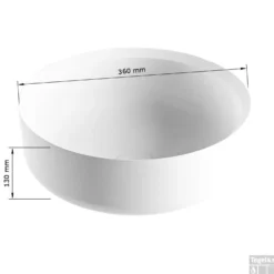 MONDIAZ COSS Waskom Solid Surface 36cm Kleur Army / Army 9 MONDIAZ COSS Waskom Solid Surface 36cm Kleur Army / Army -Goedkope Stijl Baden Winkel coss maattekening 15663763194097 1