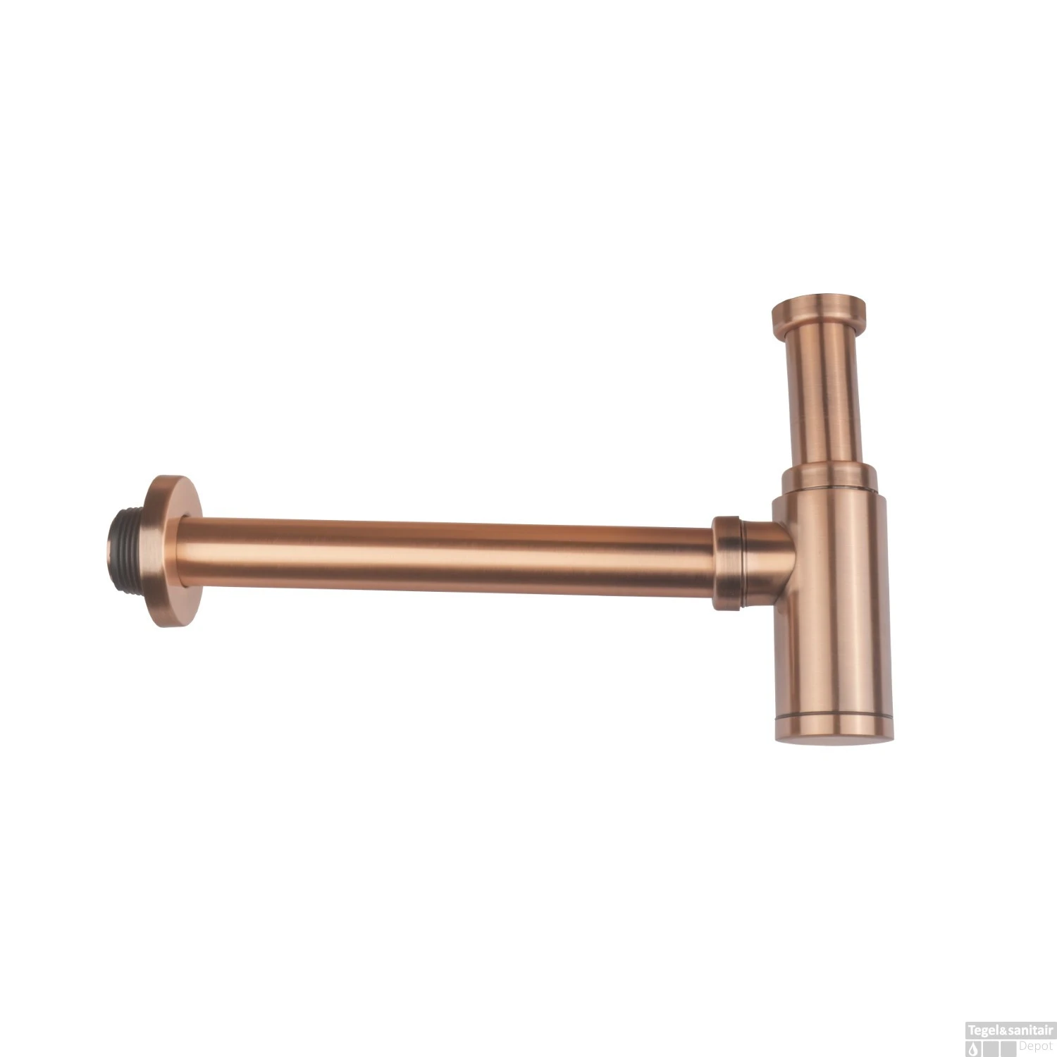 Sifon Boss & Wessing Colorato 33 Cm Geborsteld Koper 3 Sifon Boss & Wessing Colorato 33 Cm Geborsteld Koper