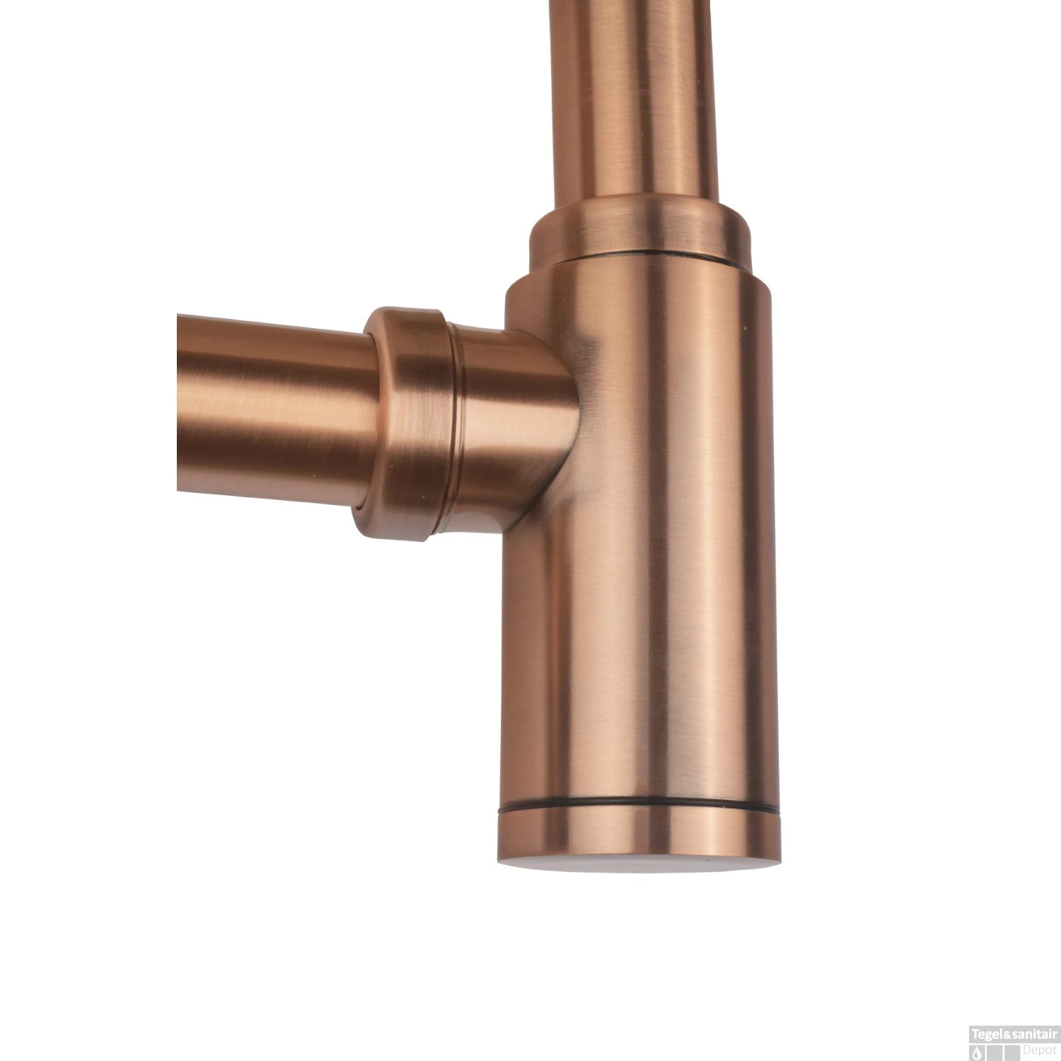 Sifon Boss & Wessing Colorato 33 Cm Geborsteld Koper 4 Sifon Boss & Wessing Colorato 33 Cm Geborsteld Koper - Afbeelding 2