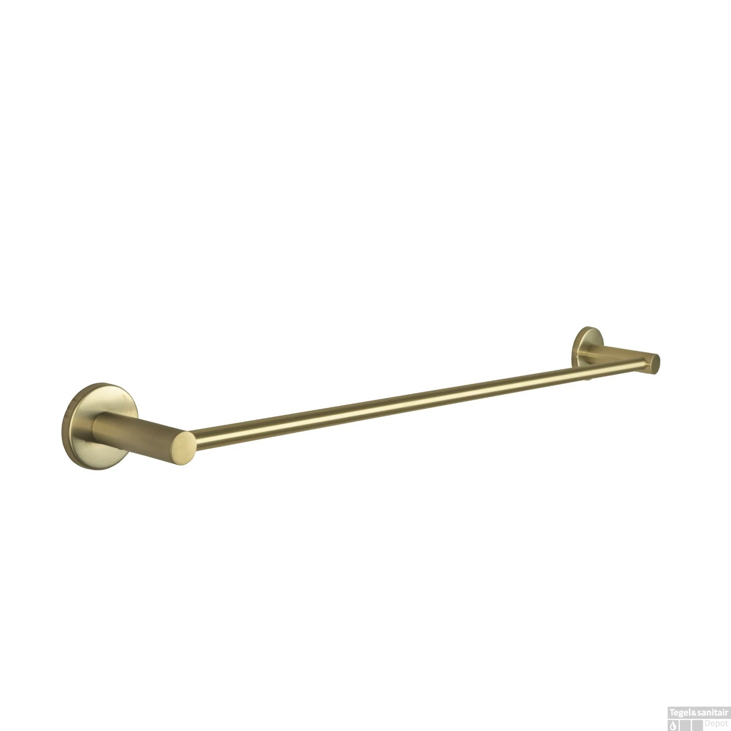 Handdoekhouder Boss & Wessing Colorato 55 Cm Geborsteld Goud 3 Handdoekhouder Boss & Wessing Colorato 55 Cm Geborsteld Goud