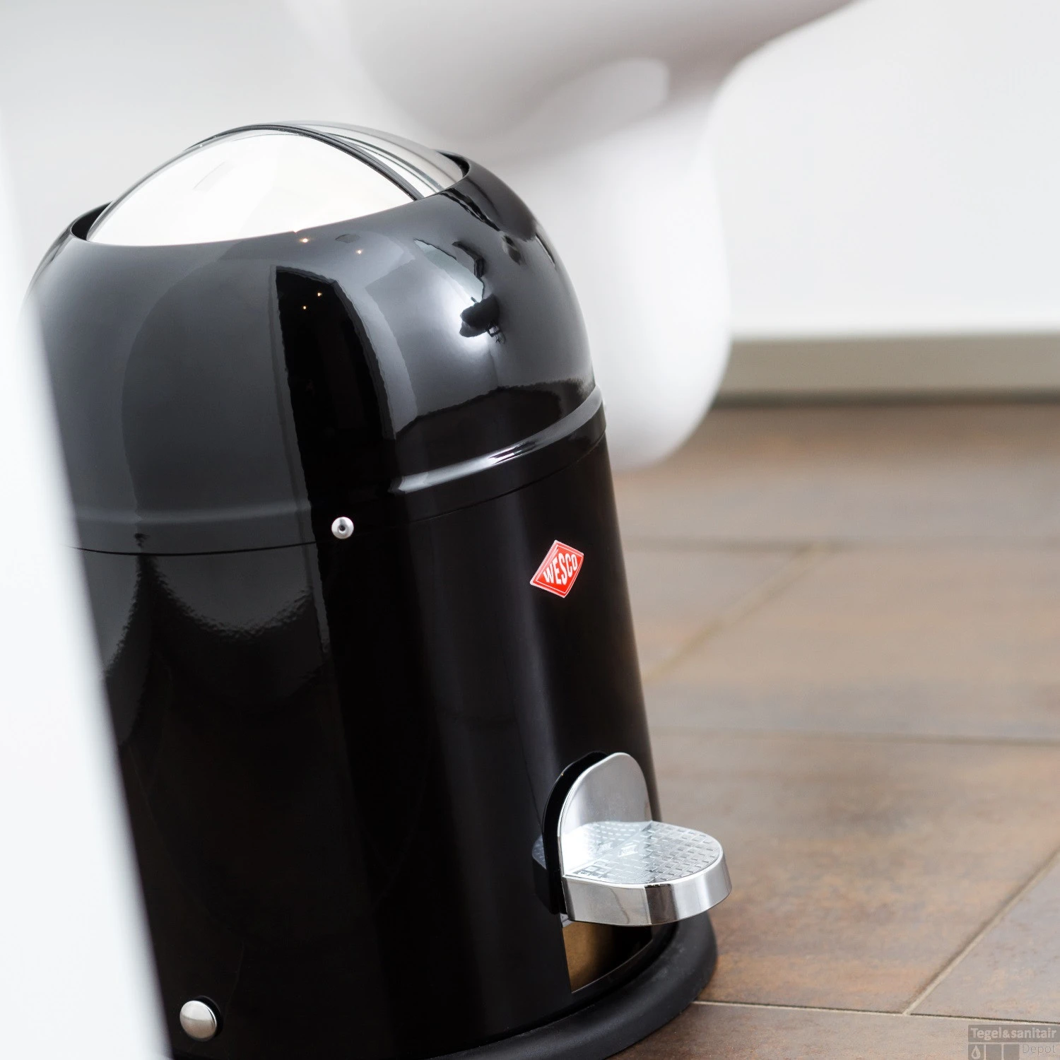 Afvalemmer Wesco Mini Master 6 Liter RVS 4 Afvalemmer Wesco Mini Master 6 Liter RVS - Afbeelding 2