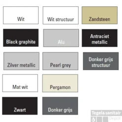 Designradiator Boss & Wessing Genuo 80 X 55 Cm 405 Watt Mat Zwart -Goedkope Stijl Baden Winkel de kleuren 136