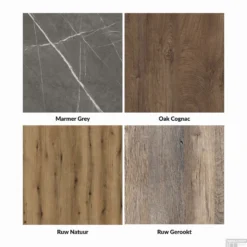 Wastafelblad Gliss Design Topdek 180x46 Cm Ruw Gerookt Incl. 4 Ophangbeugels -Goedkope Stijl Baden Winkel de kleuren 619