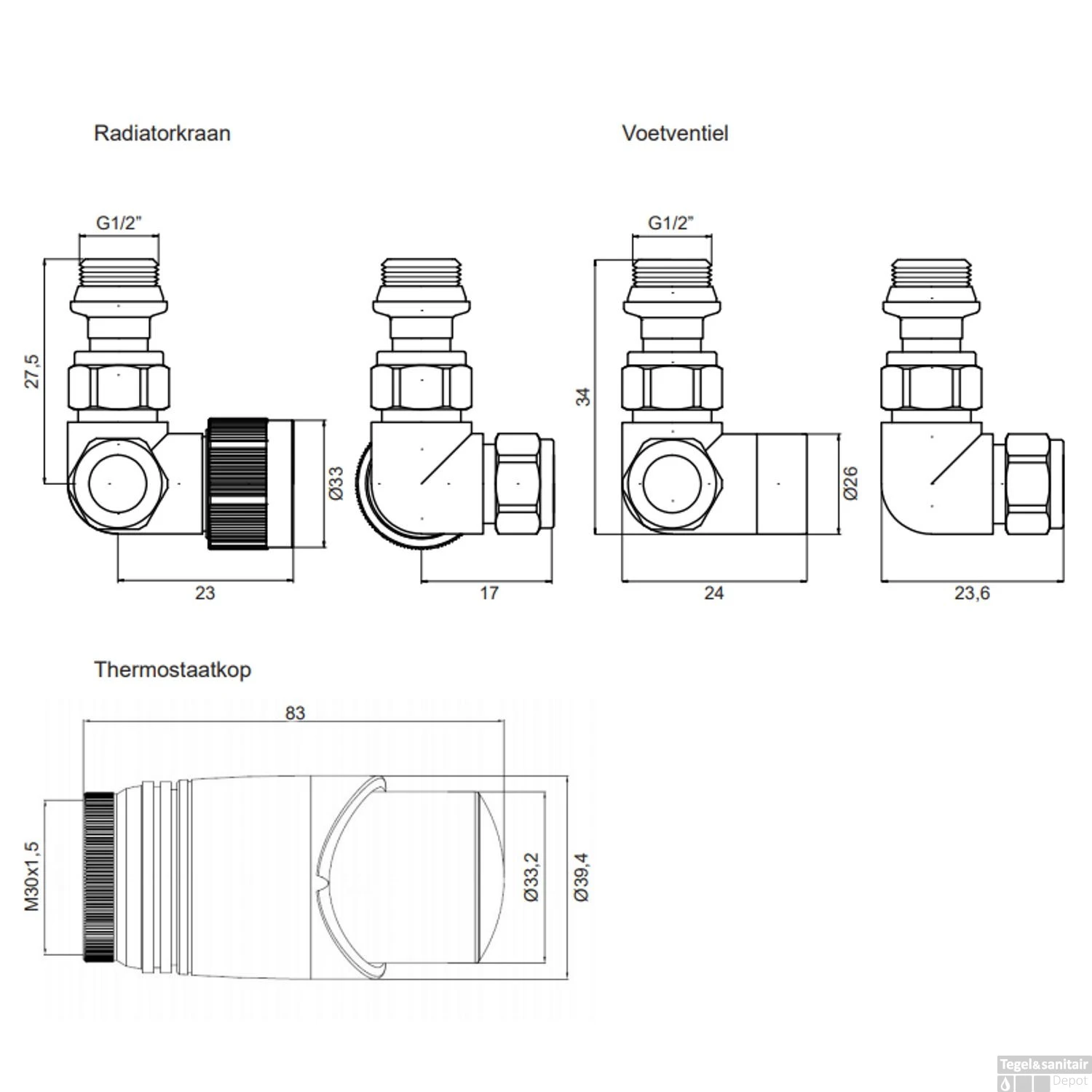 Design Aansluitset Radiator Plieger Como Universeel Dubbel Haaks Mat Zwart 4 Design Aansluitset Radiator Plieger Como Universeel Dubbel Haaks Mat Zwart - Afbeelding 2