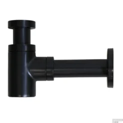 Designbekersifon BWS Salt Laag Model Mat Zwart