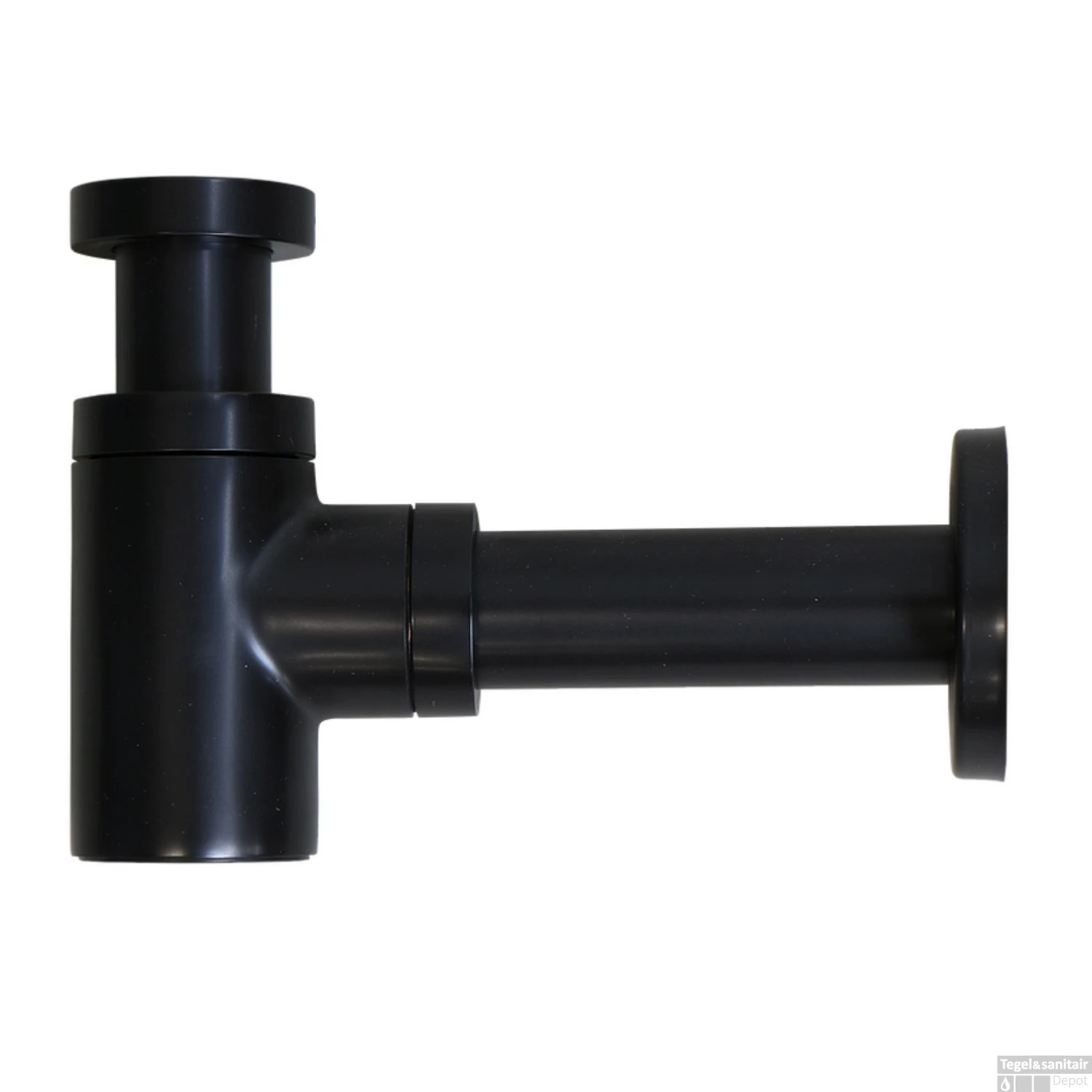 Designbekersifon BWS Salt Laag Model Mat Zwart 3 Designbekersifon BWS Salt Laag Model Mat Zwart