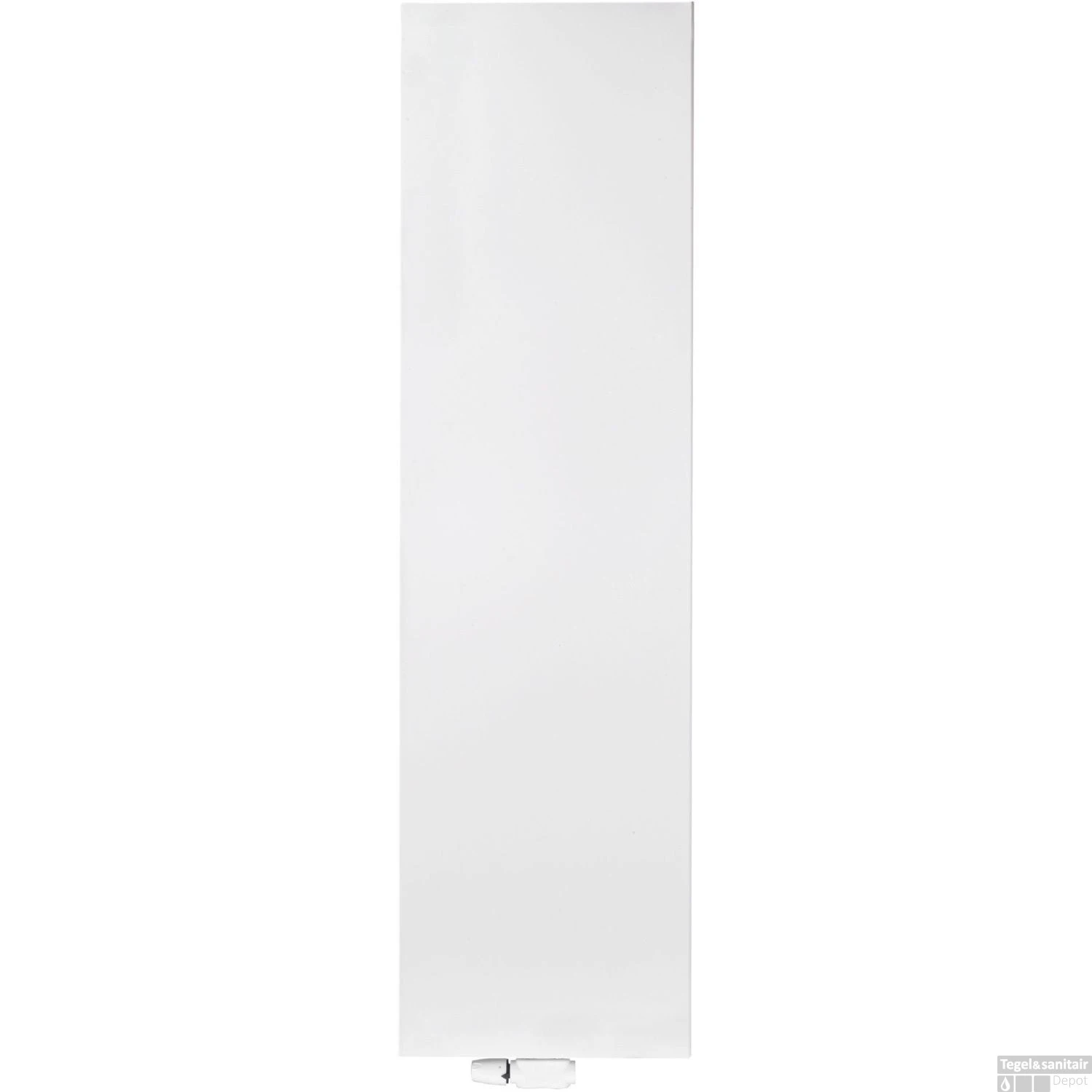 Designradiator Boss & Wessing Flat T20 200x50cm 1317W Wit (Midden Aansluiting)