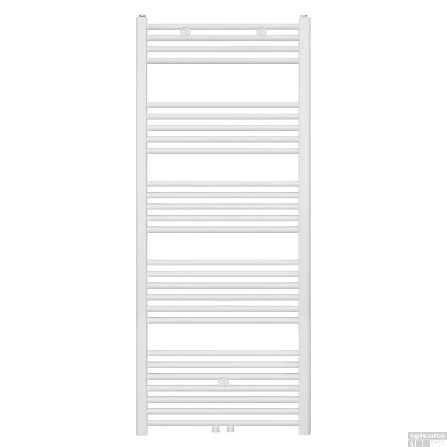 Designradiator Boss & Wessing Nile Gobi 160x60cm Geborsteld Mat Wit Midden-Onderaansluiting 3 Designradiator Boss & Wessing Nile Gobi 160x60cm Geborsteld Mat Wit Midden-Onderaansluiting