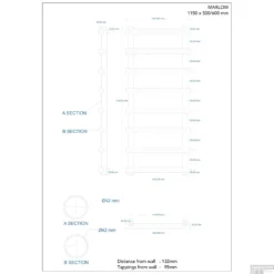 Designradiator Boss & Wessing Tubi Handdoekrek 115x50 Cm Zij-Onderaansluiting Chroom -Goedkope Stijl Baden Winkel designradiator boss wessing tubi handdoekrek 115x50 cm zij onderaansluiting chroom tech