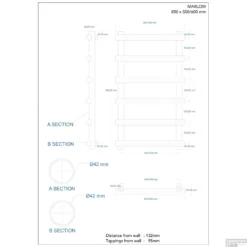 Designradiator Boss & Wessing Tubi Handdoekrek 85x50 Cm Zij-Onderaansluiting Chroom -Goedkope Stijl Baden Winkel designradiator boss wessing tubi handdoekrek 85x50 cm zij onderaansluiting chroom tech