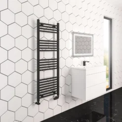 Radiator Boss & Wessing Wingrave 140x40 Cm Mat Zwart Zij-Onderaansluiting (571 Watt) -Goedkope Stijl Baden Winkel designradiator boss wessing wingrave 140x40 cm multirail mat zwart 1