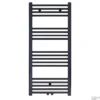 Designradiator Boss & Wessing Nile Gobi 120x40cm Geborsteld Mat Zwart Midden-onderaansluiting -Goedkope Stijl Baden Winkel designradiator nile gobi 120x40cm geborsteld mat zwart midden onderaansluiting shop
