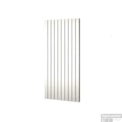 Designradiator Plieger Cavallino Retto Dubbel 1936 Watt Middenaansluiting 180x75,4 Cm Wit
