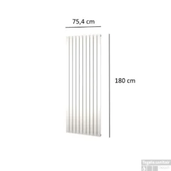 Designradiator Plieger Cavallino Retto Enkel 1506 Watt Middenaansluiting 180x75,4 Cm Wit Structuur -Goedkope Stijl Baden Winkel designradiator plieger cavallinorettoenkel 180x75 4cm tech 2