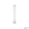 Designradiator Plieger Cavallino Retto Enkel 666 Watt Middenaansluiting 200x29,8 Cm Mat Zwart