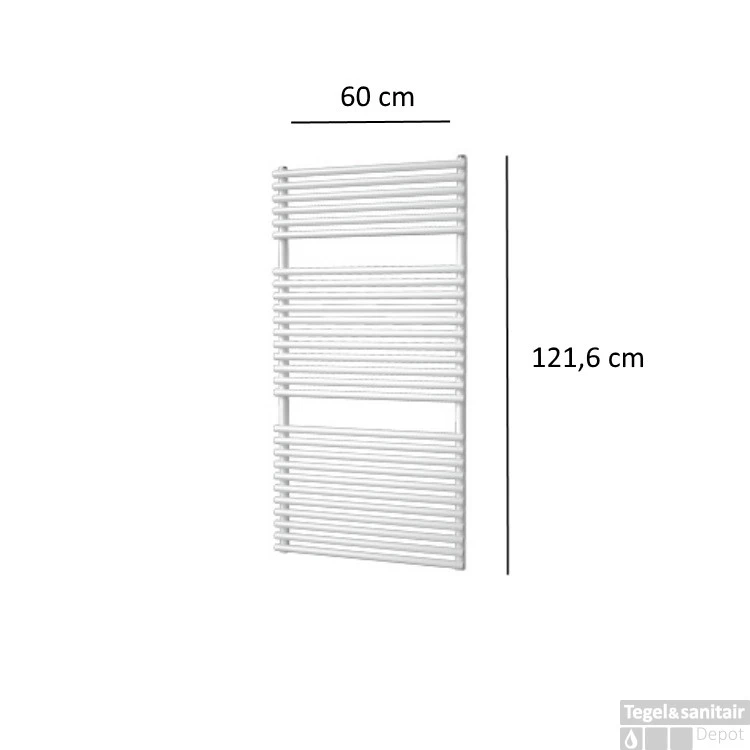 Designradiator Florion Nxt 121,6 X 60 Cm 750 Watt Zwart 4 Designradiator Florion Nxt 121,6 X 60 Cm 750 Watt Zwart - Afbeelding 2
