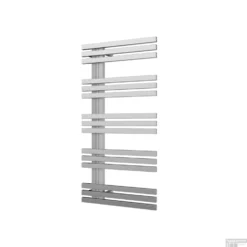Designradiator Plieger Inox Suono Destra Middenaansluiting 100x50 Cm 464 Watt Inox-Look