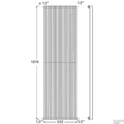 Designradiator Plieger Venezia Enkel 1970x532mm 1417W Mat Zwart 6 Designradiator Plieger Venezia Enkel 1970x532mm 1417W Mat Zwart -Goedkope Stijl Baden Winkel designradiator plieger venezia enkel 1970x532mm 1417w tec 11