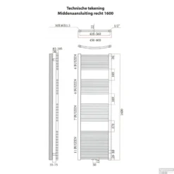 Designradiator Sanicare Middenaansluiting Recht Inclusief Ophanging 160x60 (alle Kleuren) 9 Designradiator Sanicare Middenaansluiting Recht Inclusief Ophanging 160x60 (alle Kleuren) -Goedkope Stijl Baden Winkel designradiator sanicare 160x60 recht middenaansluiting tech