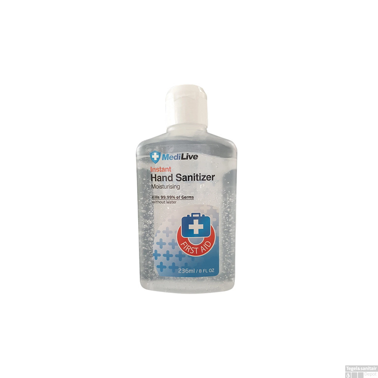 Desinfecterende Handgel Medi Live Knijpfles 236ml 4 Desinfecterende Handgel Medi Live Knijpfles 236ml - Afbeelding 2