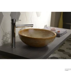 Waskom Sapho Attila Rond 42.5x14 Cm Keramiek Bruin 12 Waskom Sapho Attila Rond 42.5x14 Cm Keramiek Bruin -Goedkope Stijl Baden Winkel dk009 waskom sapho attila rond 42.5x14 cm keramiek bruin 2