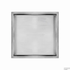 Inbouwnis Qisani Flow Enkel Geborsteld RVS