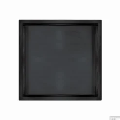 Inbouwnis Qisani Flow Enkel Geborsteld Mat Zwart