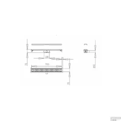 Douchegoot Best Design Nancy Met Flens 70x7x7 Cm RVS Mat Goud -Goedkope Stijl Baden Winkel douchegoot best design black met flens 70x7x6.7cm rvs mat goud tech