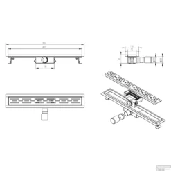 Douchegoot Wiesbaden Met Flens 60x7 Cm Mat Zwart 5 Douchegoot Wiesbaden Met Flens 60x7 Cm Mat Zwart -Goedkope Stijl Baden Winkel douchegoot wiesbaden met flens 60x7 cm mat zwart tech