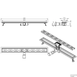 Douchegoot Wiesbaden Met Flens 80x7cm 6.7cm Diep Geborsteld Koper -Goedkope Stijl Baden Winkel douchegoot wiesbaden met flens 80x7cm 6.7cm diep geborsteld koper 33.4621 tech