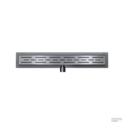 Douchegoot Wiesbaden Met Flens 80x7cm 6.7cm Diep Gunmetal