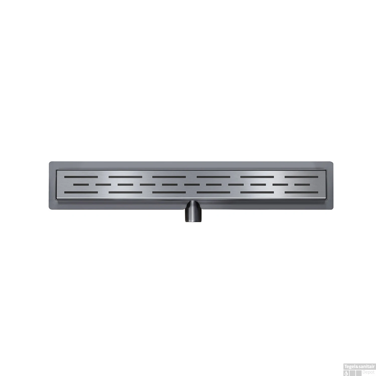 Douchegoot Wiesbaden Met Flens 80x7cm 6.7cm Diep Gunmetal 3 Douchegoot Wiesbaden Met Flens 80x7cm 6.7cm Diep Gunmetal