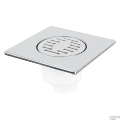 Doucheput Differnz Basic 150x150mm Onderuitlaat 48.5mm